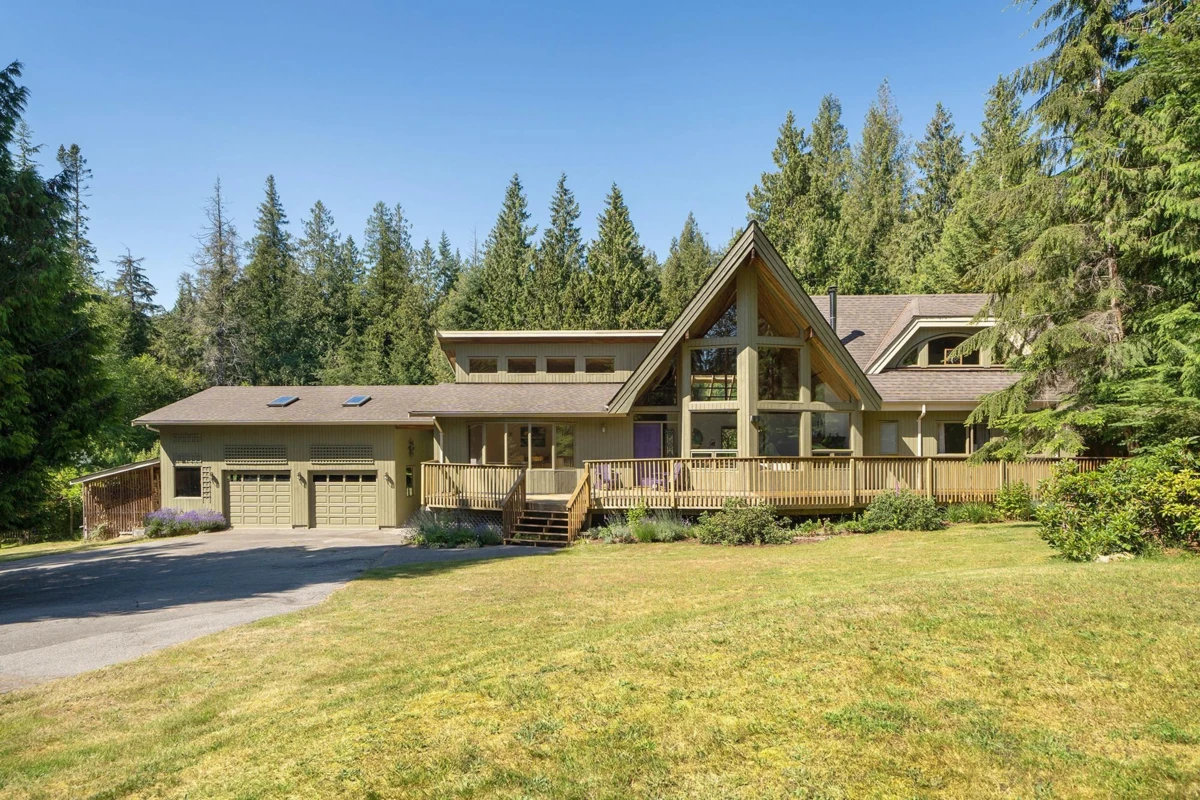 Exterior Rear Photo of 1532 Adams Road, Bowen Island, BC