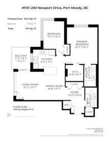 Aerial View of 1101 200 Newport Drive, Port Moody, BC