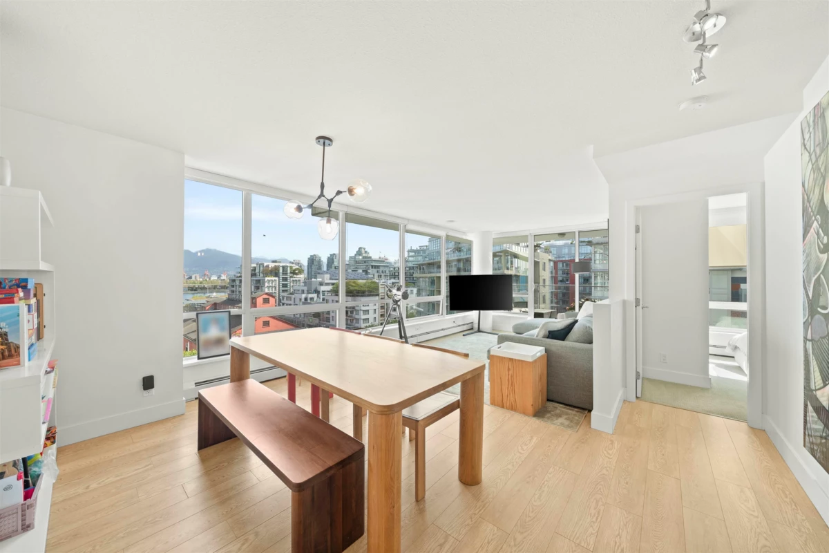 Living Room Photo of 908 1783 Manitoba Street, Vancouver, BC