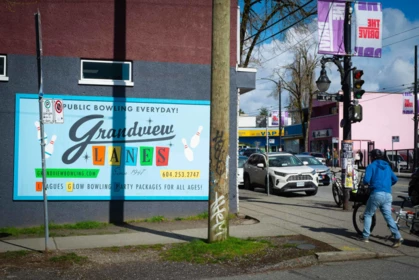 Aerial View of 1346 E 11th Avenue, Vancouver, BC