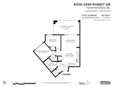 Aerial View of 306 2499 Rabbit Drive, Tsawwassen, BC