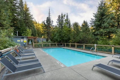 Outdoor Deck Photo of 32 2250 Nordic Drive, Whistler, BC