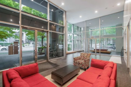 Outdoor Patio Photo of 1103 1010 Richards Street, Vancouver, BC