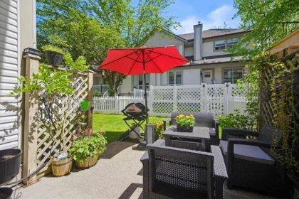 Backyard Photo of 54 16318 82 Avenue, Surrey, BC