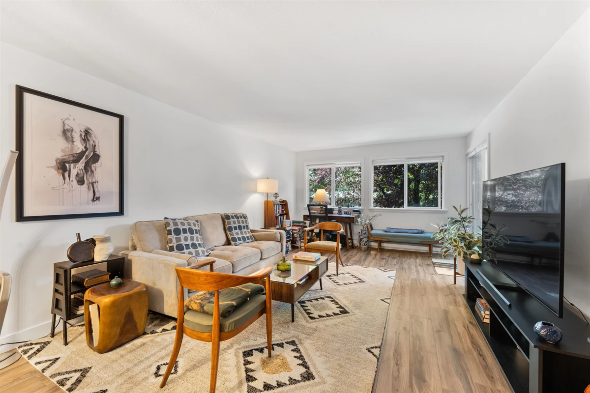 Family Room Photo of 203 650 Moberly Road, Vancouver, BC
