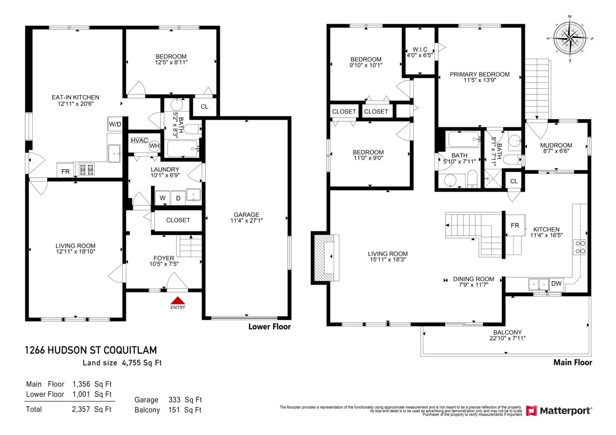 Living Room Photo of 1266 Hudson Street, Coquitlam, BC