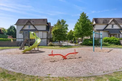 Aerial View of 33 5556 Peach Road, Chilliwack, BC