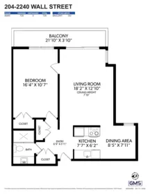 Office / Den Photo of 204 2240 Wall Street, Vancouver, BC
