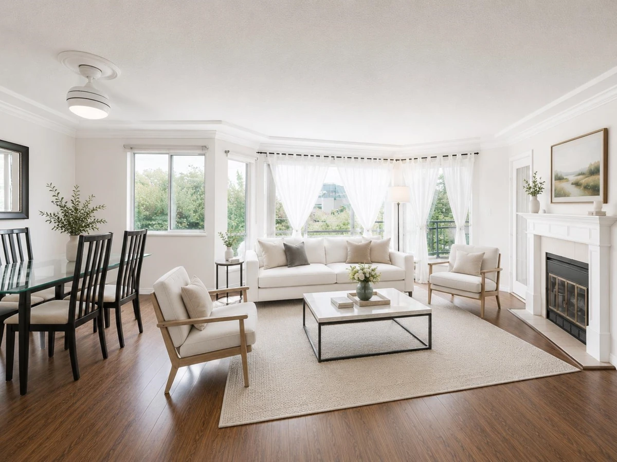 Living Room Photo of 252 8600 Lansdowne Road, Richmond, BC