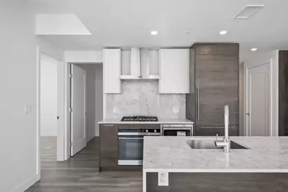 Kitchen Island Photo of 2801 2381 Beta Avenue, Burnaby, BC