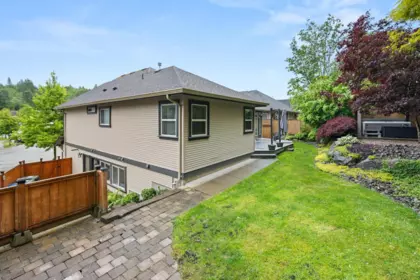 Aerial View of 3887 Angus Crescent, Abbotsford, BC
