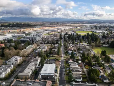 Aerial View of 305 2340 Hawthorne Avenue, Port Coquitlam, BC
