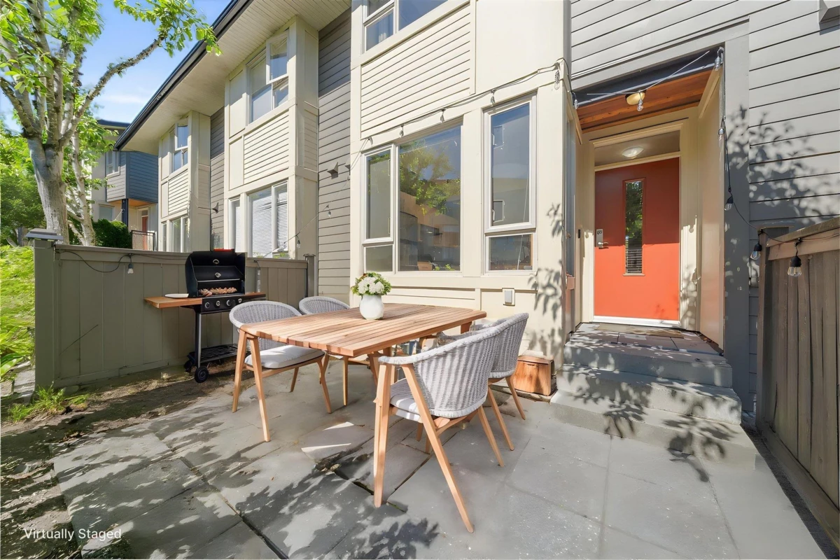 Living Room Photo of 131 9229 University Crescent, Burnaby, BC