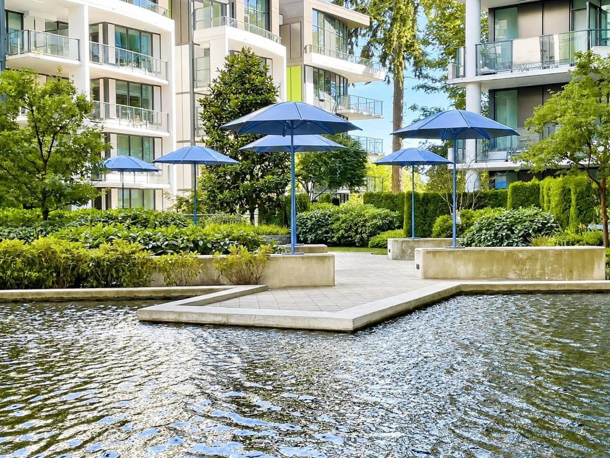 Exterior Rear Photo of 1305 3533 Ross Drive, Vancouver, BC