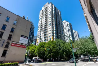 Aerial View of 802 1001 Homer Street, Vancouver, BC