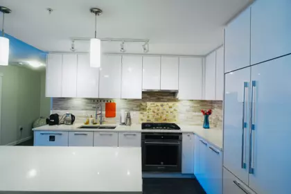 Kitchen Island Photo of 225 9551 Alexandra Road, Richmond, BC