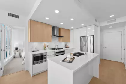 Kitchen Island Photo of 602 7683 Park Crescent, Burnaby, BC