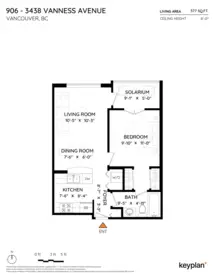 906 3438 Vanness Avenue, Vancouver, BC, Vancouver — Apartment/Condo for sale