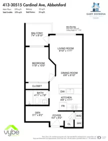 Exterior Rear Photo of 413 30515 Cardinal Avenue, Abbotsford, BC
