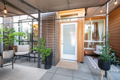 Exterior Rear Photo of 111 615 E 3rd Street, North Vancouver, BC