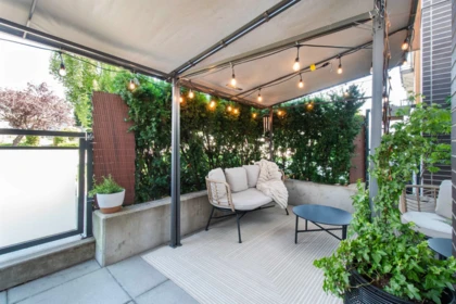 Outdoor Patio Photo of 111 615 E 3rd Street, North Vancouver, BC