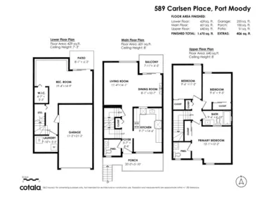 Street View Photo of 589 Carlsen Place, Port Moody, BC