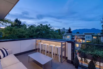 Aerial View of 1880 E Georgia Street, Vancouver, BC