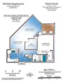 418 1242 Town Centre Boulevard, Coquitlam, BC, Coquitlam — Apartment/Condo for sale