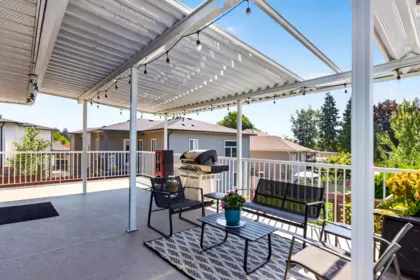 Aerial View of 8134 Cedar Street, Mission, BC