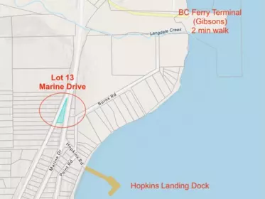 LOT 13 Marine Drive, Gibsons, BC, Gibsons — Land for sale