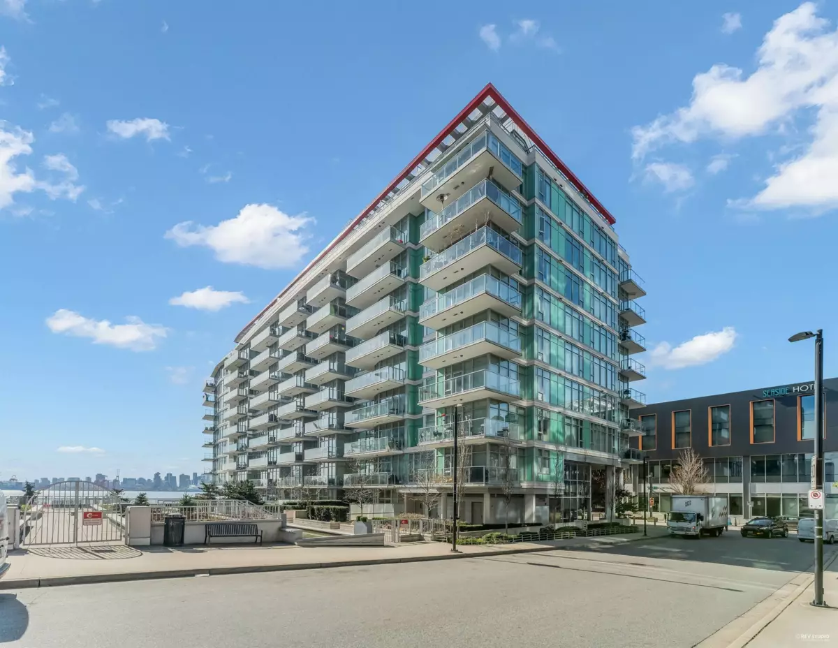 Exterior Front Photo of 704 175 Victory Ship Way, North Vancouver, BC