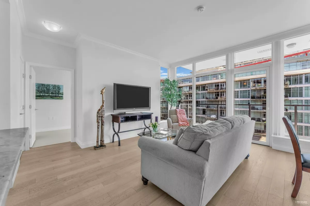 Living Room Photo of 704 175 Victory Ship Way, North Vancouver, BC