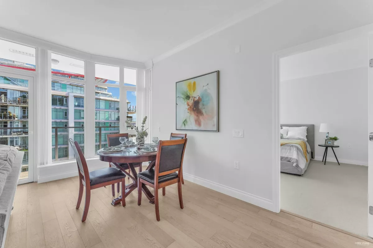 Dining Area Photo of 704 175 Victory Ship Way, North Vancouver, BC
