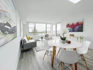 Living Room Photo of 904 6119 Cooney Road, Richmond, BC