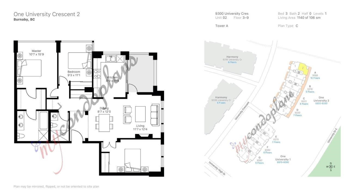 Garden / Landscaping Photo of 902 9300 University Crescent, Burnaby, BC