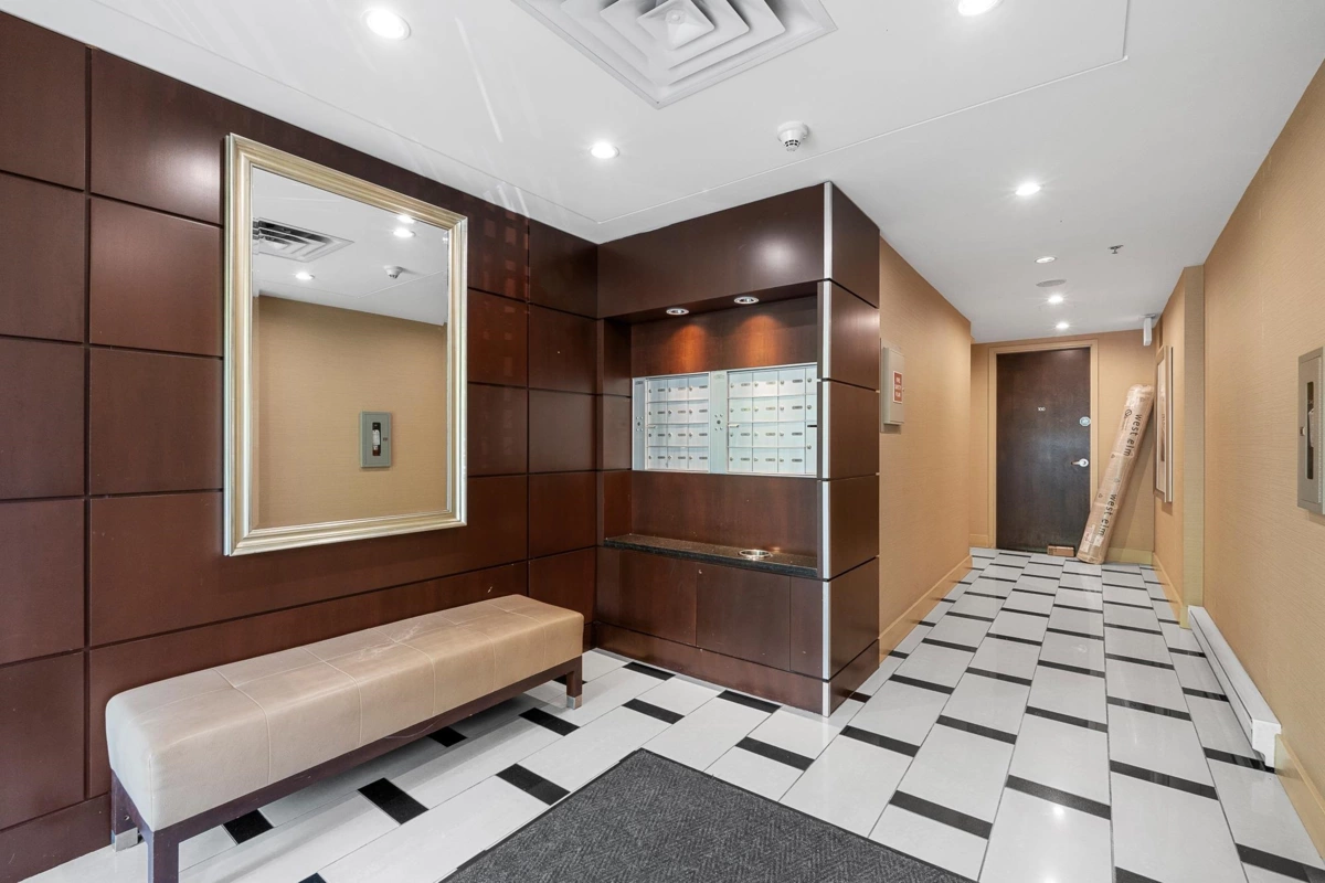 Living Room Photo of 902 9300 University Crescent, Burnaby, BC