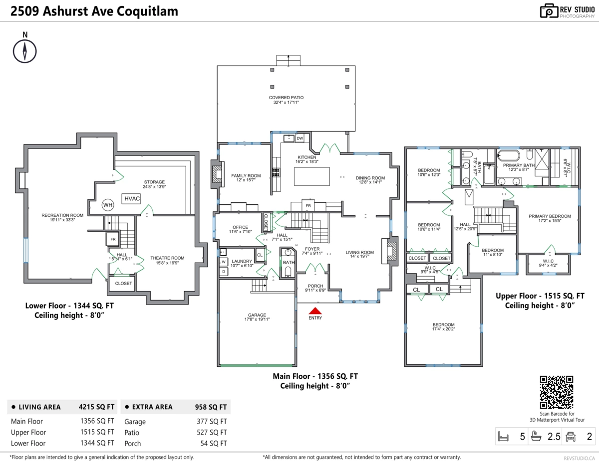 Exterior Rear Photo of 2509 Ashurst Avenue, Coquitlam, BC