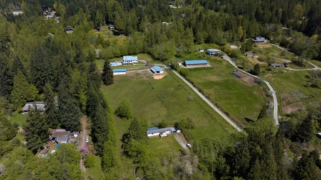 Front exterior of 2010 Ranch Road, Roberts Creek, BC