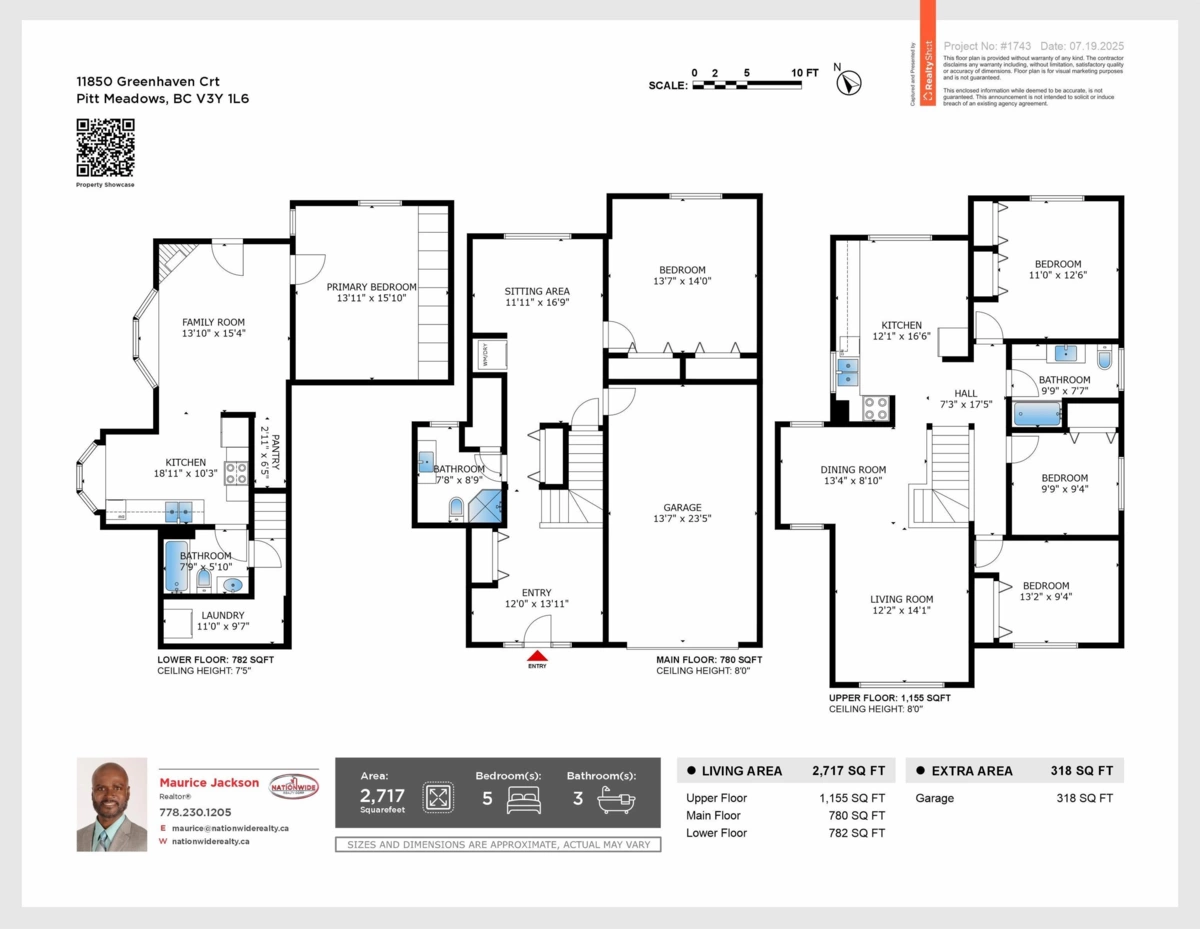 Exterior Rear Photo of 11850 Greenhaven Court, Pitt Meadows, BC