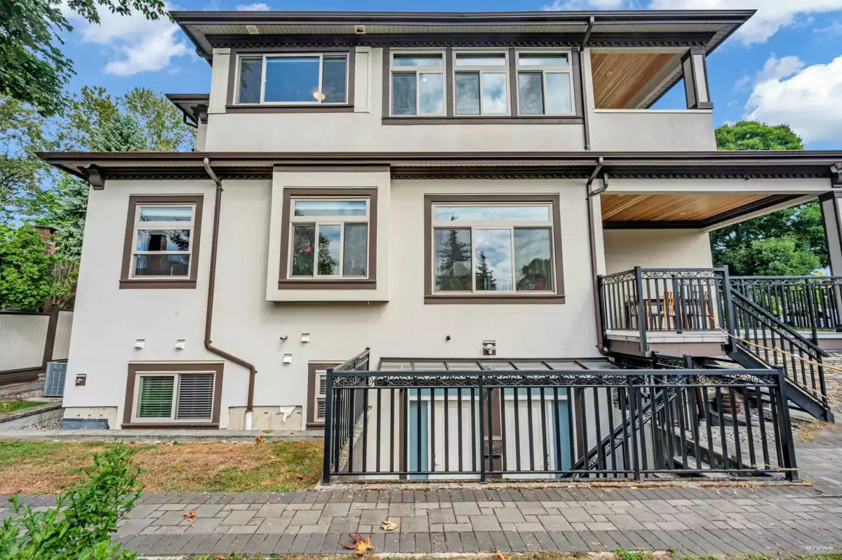 Aerial View of 3601 Lynndale Crescent, Burnaby, BC