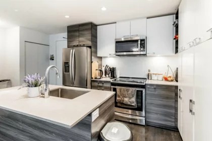Living Room Photo of 408 10603 140 Street, Surrey, BC