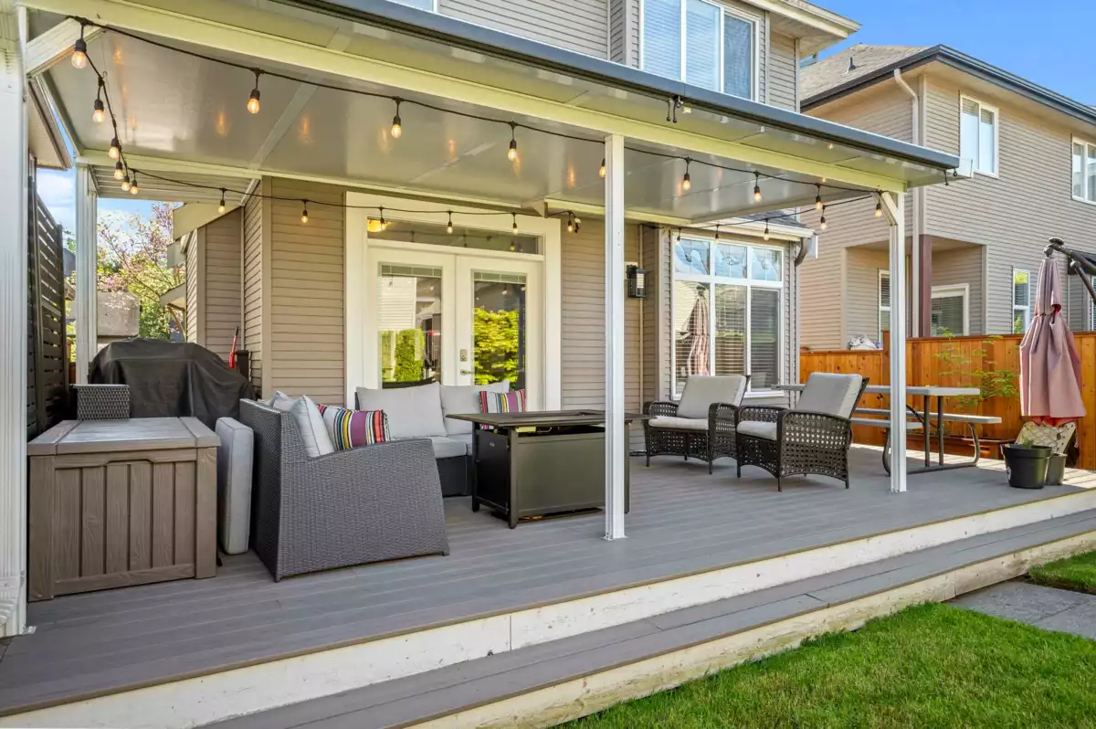 Aerial View of 6867 208a Street, Langley, BC