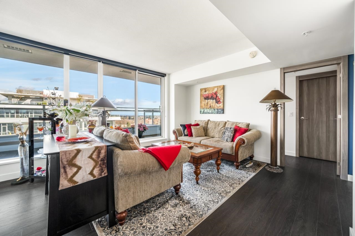 Family Room Photo of 1803 8800 Hazelbridge Way, Richmond, BC