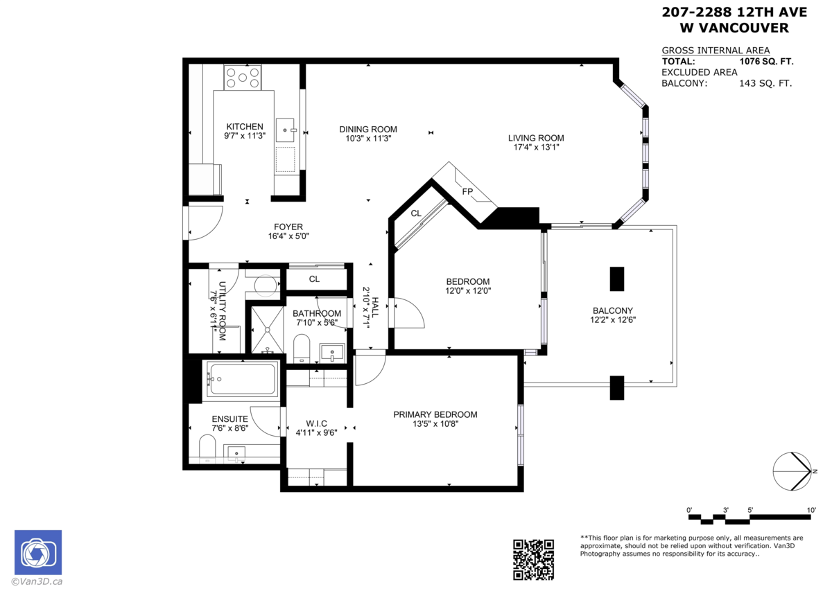 Hallway Photo of 207 2288 W 12th Avenue, Vancouver, BC