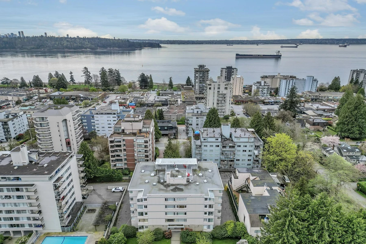Exterior Rear Photo of 101 1750 Esquimalt Avenue, West Vancouver, BC