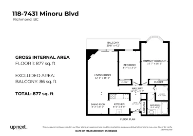 Hallway Photo of 118 7431 Minoru Boulevard, Richmond, BC