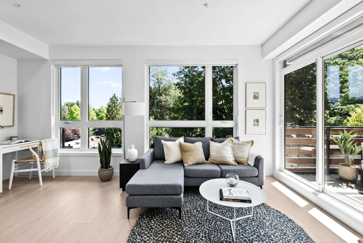 Living Room Photo of 507 150 James Road, Port Moody, BC
