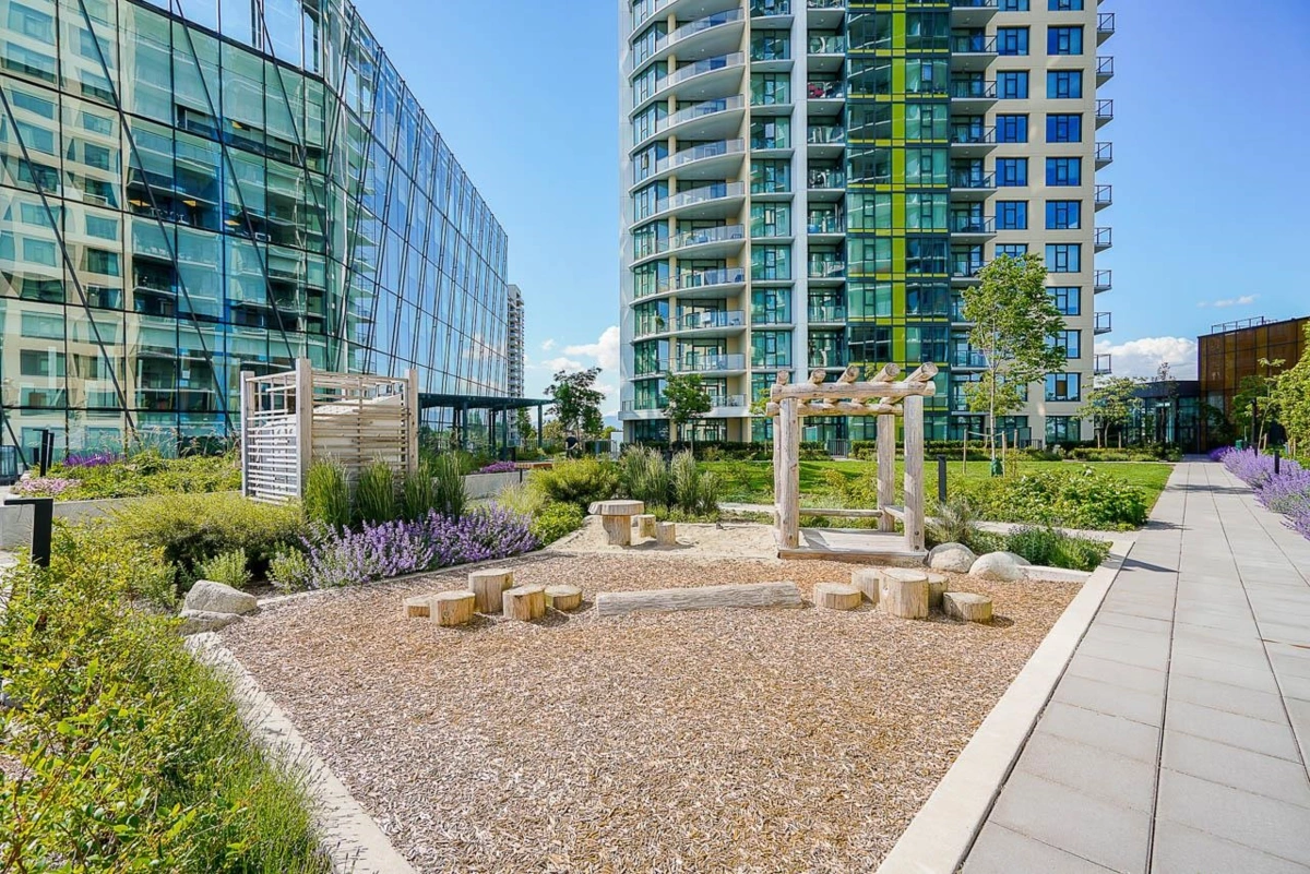 Aerial View of 2506 7388 Kingsway, Burnaby, BC