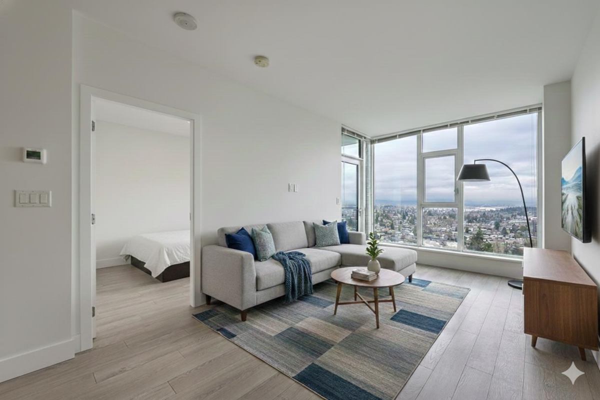 Exterior Rear Photo of 2506 7388 Kingsway, Burnaby, BC