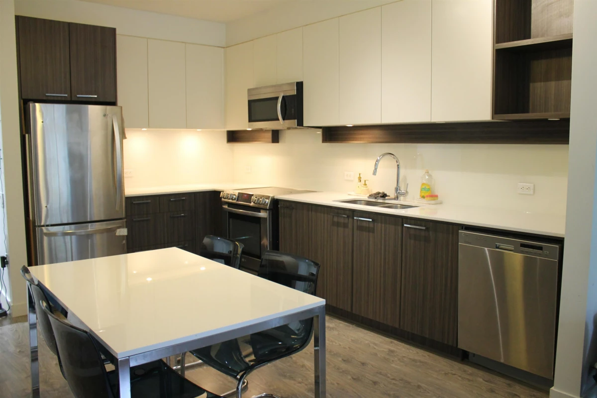 Dining Area Photo of 303 9250 University High Street, Burnaby, BC